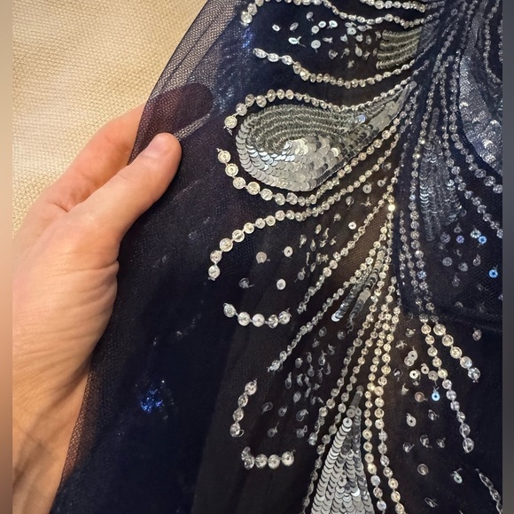 OSCAR DE LA RENTA Fern Crystal Embellished Ankle Length Tulle Gown 10 NWT - Picture 10 of 12